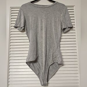 Raggs II Riches - Grey Lightweight Short-Sleeve Bodysuit